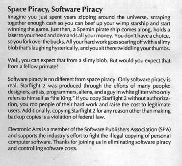 Anti-piracy